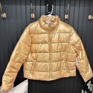 Gold Puffer Jacket